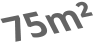 75m²